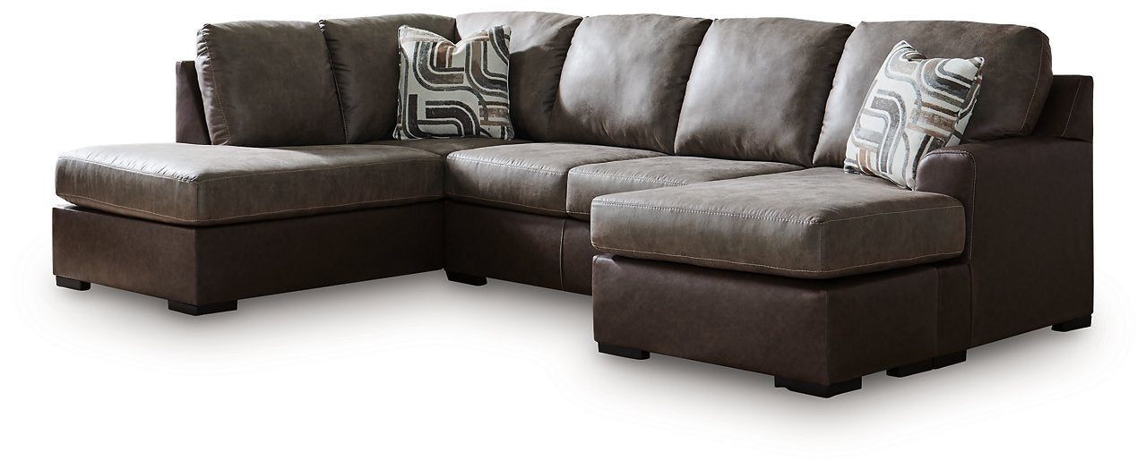 Castille Way Sleeper Sectional with Chaise - Furniture 4 Less (Jacksonville, NC)
