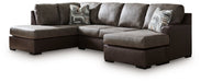 Castille Way Sleeper Sectional with Chaise - Furniture 4 Less (Jacksonville, NC)