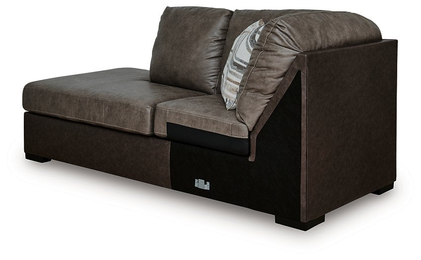 Castille Way Sleeper Sectional with Chaise - Furniture 4 Less (Jacksonville, NC)