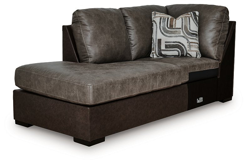 Castille Way Sleeper Sectional with Chaise - Furniture 4 Less (Jacksonville, NC)
