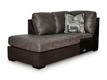 Castille Way Sleeper Sectional with Chaise - Furniture 4 Less (Jacksonville, NC)