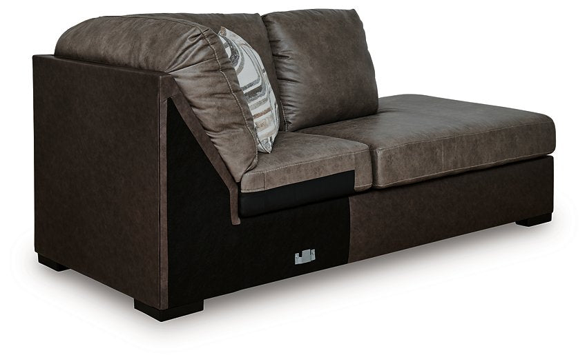 Castille Way Sleeper Sectional with Chaise - Furniture 4 Less (Jacksonville, NC)