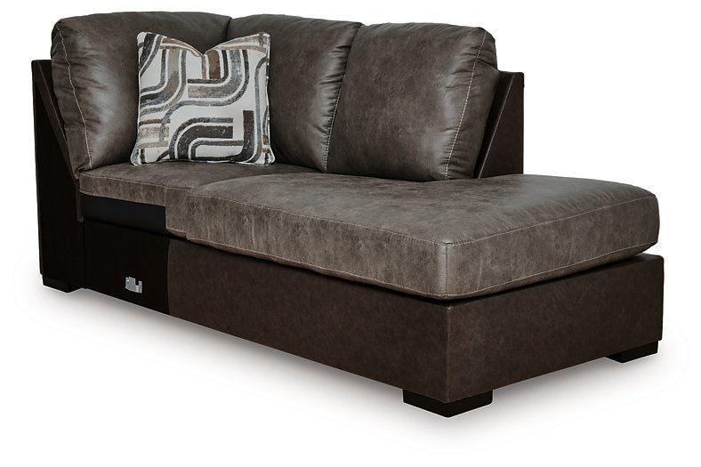 Castille Way Sectional with Chaise - Furniture 4 Less (Jacksonville, NC)