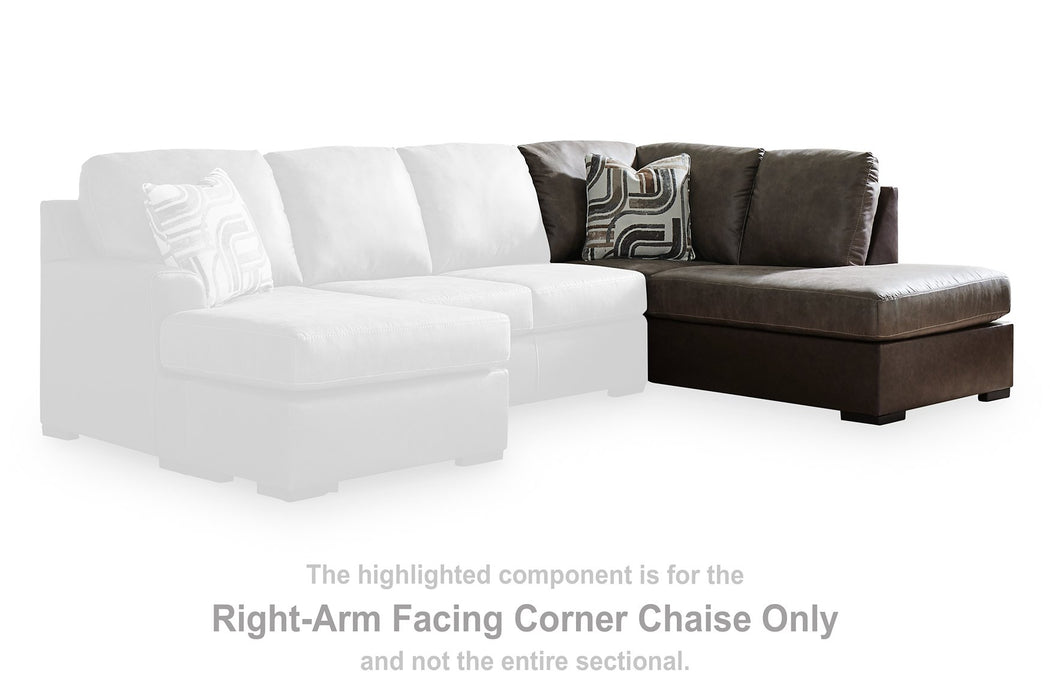 Castille Way Sectional with Chaise - Furniture 4 Less (Jacksonville, NC)