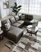 Castille Way Sectional with Chaise - Furniture 4 Less (Jacksonville, NC)