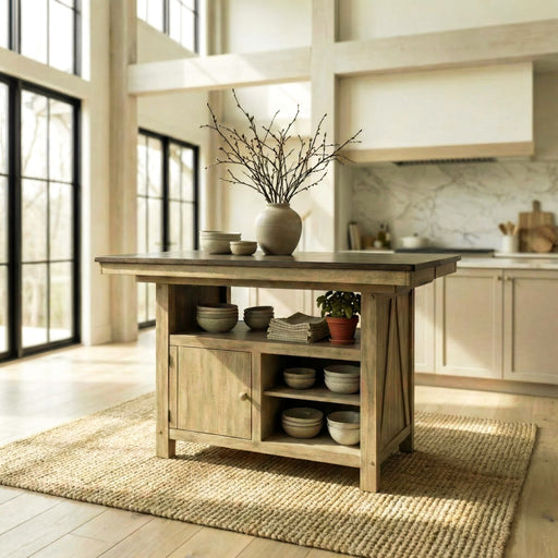 Lindsey Farm Gathering Table Set - Furniture 4 Less (Jacksonville, NC)