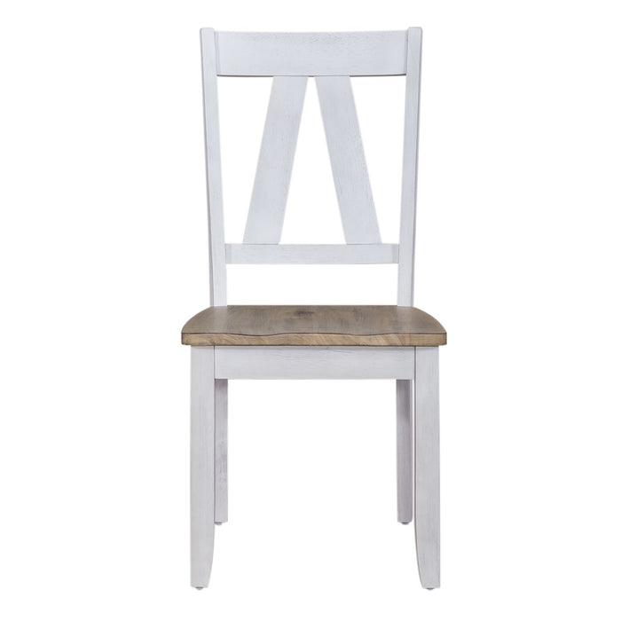 Lindsey Farm Splat Back Side Chair (RTA) - Furniture 4 Less (Jacksonville, NC)
