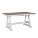 Lindsey Farm 5 Piece Trestle Table Set - Furniture 4 Less (Jacksonville, NC)