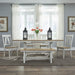 Liberty Furniture Lindsey Farm Backless Bench (RTA) in Weathered White & Sandstone - Furniture 4 Less (Jacksonville, NC)
