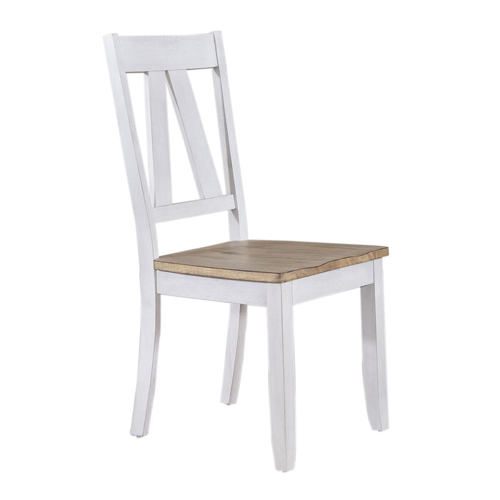 Lindsey Farm 7 Piece Trestle Table Set - Furniture 4 Less (Jacksonville, NC)
