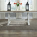 Liberty Furniture Lindsey Farm Trestle Dining Table in Weathered White & Sandstone - Furniture 4 Less (Jacksonville, NC)
