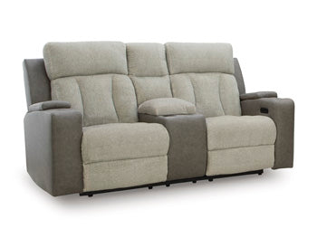 WhipLash Power Reclining Loveseat with Console - Furniture 4 Less (Jacksonville, NC)