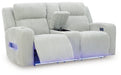 Forest Lake Power Reclining Loveseat with Console - Furniture 4 Less (Jacksonville, NC)