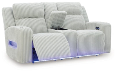 Forest Lake Power Reclining Loveseat with Console - Furniture 4 Less (Jacksonville, NC)
