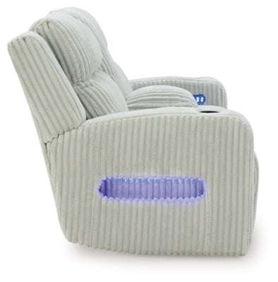 Forest Lake Power Reclining Loveseat with Console - Furniture 4 Less (Jacksonville, NC)