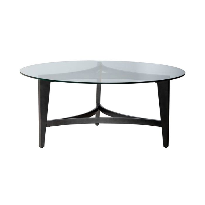Capri Round Cocktail Table - Furniture 4 Less (Jacksonville, NC)