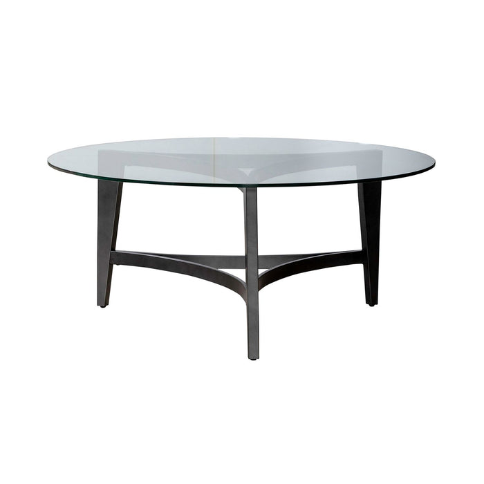 Capri Round Cocktail Table - Furniture 4 Less (Jacksonville, NC)