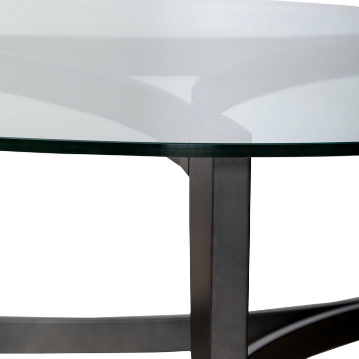 Capri Round Cocktail Table - Furniture 4 Less (Jacksonville, NC)