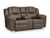 Lowilla Reclining Loveseat with Console - Furniture 4 Less (Jacksonville, NC)