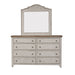 Farmhouse Reimagined King Poster Bed, Dresser & Mirror, Chest - Furniture 4 Less (Jacksonville, NC)