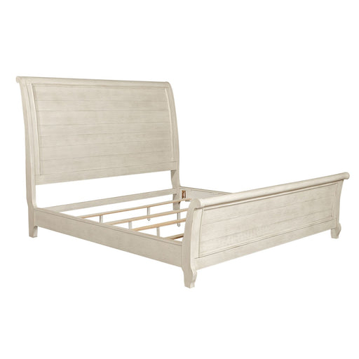 Farmhouse Reimagined King Sleigh Bed, Dresser & Mirror, Chest, Night Stand - Furniture 4 Less (Jacksonville, NC)