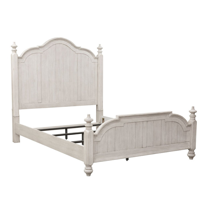 Farmhouse Reimagined Queen Poster Bed - Furniture 4 Less (Jacksonville, NC)