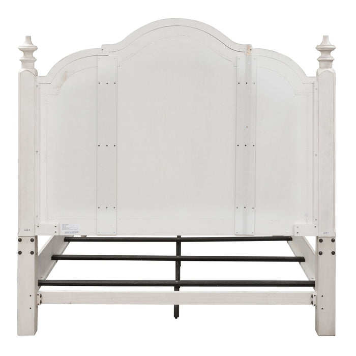 Farmhouse Reimagined Queen Poster Bed - Furniture 4 Less (Jacksonville, NC)