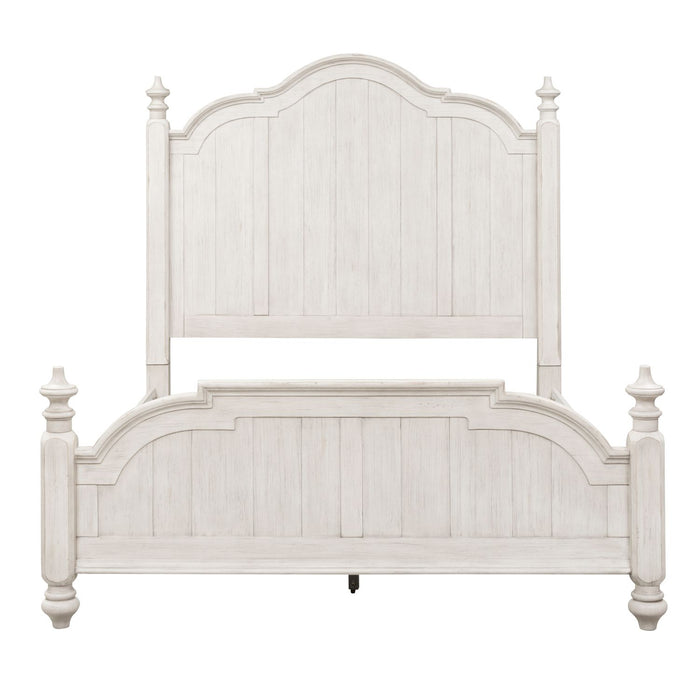 Farmhouse Reimagined Queen Poster Bed, Dresser & Mirror, Night Stand - Furniture 4 Less (Jacksonville, NC)
