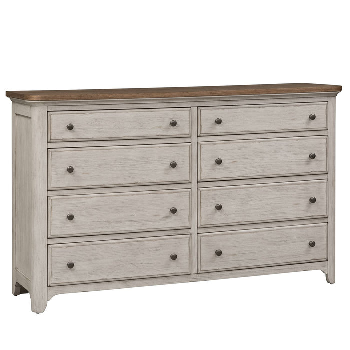 Farmhouse Reimagined Drawer Dresser in Antique White - Furniture 4 Less (Jacksonville, NC)