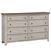 Farmhouse Reimagined Drawer Dresser in Antique White - Furniture 4 Less (Jacksonville, NC)