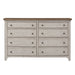Farmhouse Reimagined Drawer Dresser in Antique White - Furniture 4 Less (Jacksonville, NC)