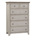 Farmhouse Reimagined Drawer Chest in Antique White - Furniture 4 Less (Jacksonville, NC)