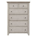 Farmhouse Reimagined Drawer Chest in Antique White - Furniture 4 Less (Jacksonville, NC)