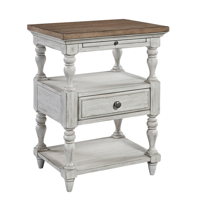 Farmhouse Reimagined Drawer Nightstand in Antique White - Furniture 4 Less (Jacksonville, NC)