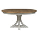 Farmhouse Reimagined 5 Piece Pedestal Table Set - Furniture 4 Less (Jacksonville, NC)