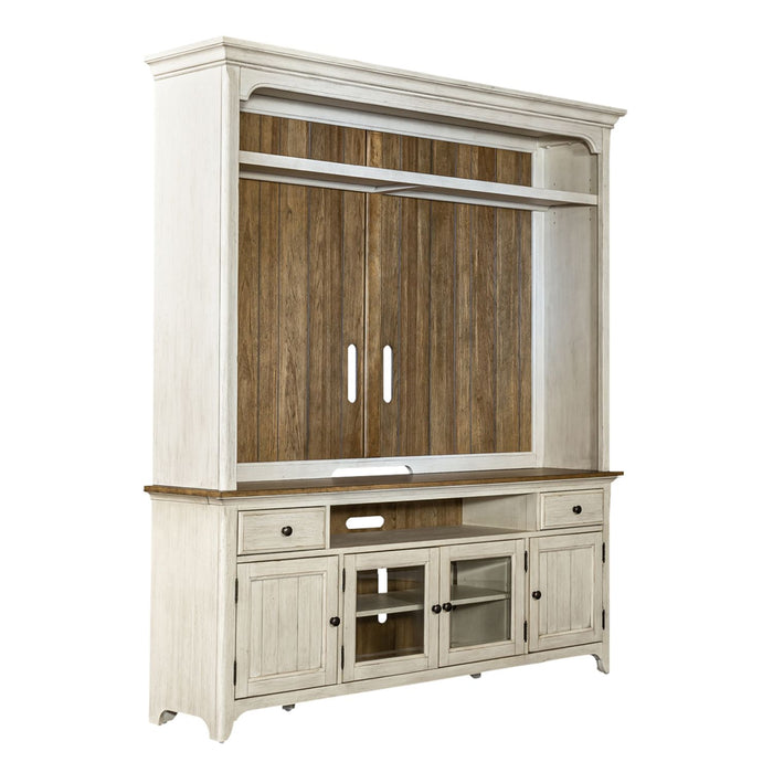 Farmhouse Reimagined Opt Entertainment Center - Furniture 4 Less (Jacksonville, NC)