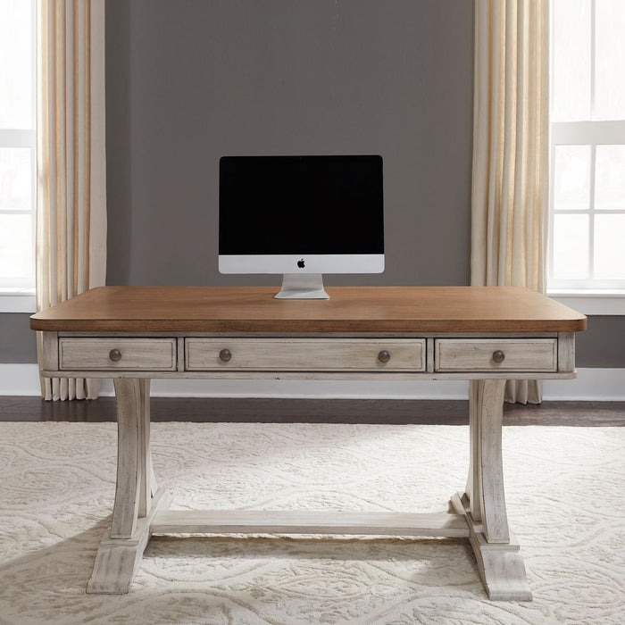Farmhouse Reimagined 3 Piece Desk & Hutch Set - Furniture 4 Less (Jacksonville, NC)