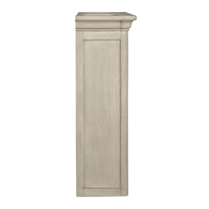 Farmhouse Reimagined Credenza Hutch in Antique White - Furniture 4 Less (Jacksonville, NC)