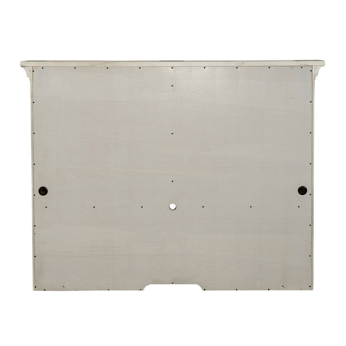 Farmhouse Reimagined Credenza Hutch in Antique White - Furniture 4 Less (Jacksonville, NC)