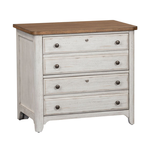 Farmhouse Reimagined Lateral File in Antique White - Furniture 4 Less (Jacksonville, NC)