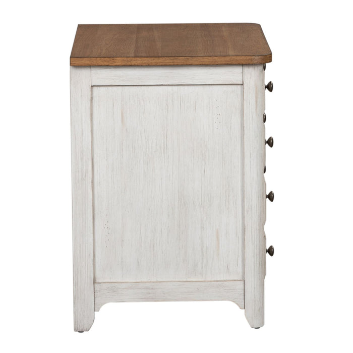 Farmhouse Reimagined Lateral File in Antique White - Furniture 4 Less (Jacksonville, NC)