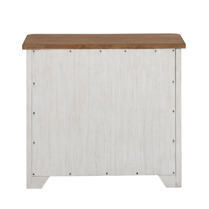 Farmhouse Reimagined Lateral File in Antique White - Furniture 4 Less (Jacksonville, NC)