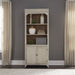 Liberty Farmhouse Reimagined Bookcase in Antique White - Furniture 4 Less (Jacksonville, NC)