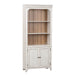 Farmhouse Reimagined Bookcase in Antique White - Furniture 4 Less (Jacksonville, NC)