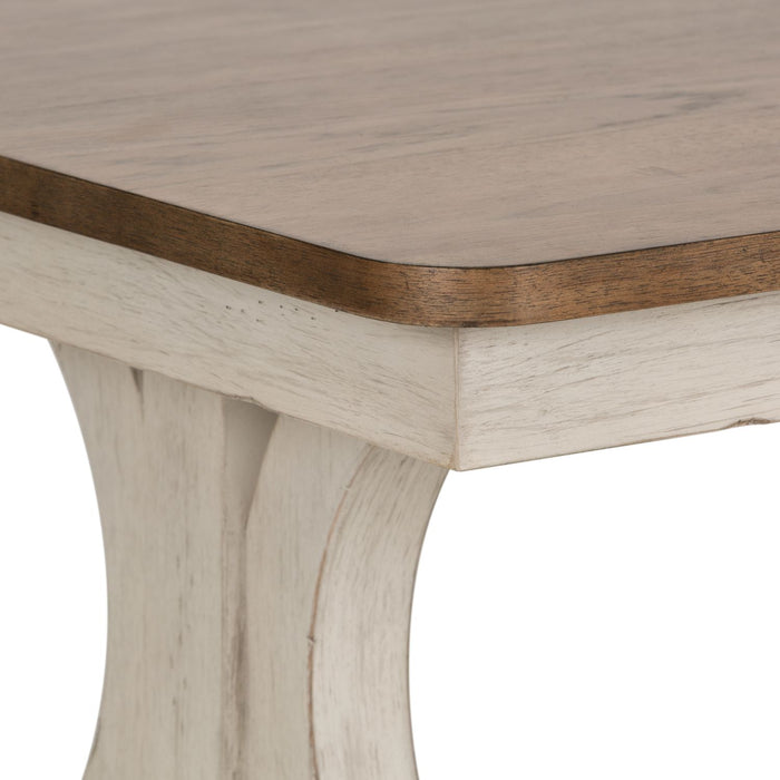 Farmhouse Reimagined Rectangular Cocktail Table in Antique White - Furniture 4 Less (Jacksonville, NC)