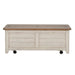 Farmhouse Reimagined Storage Trunk in Antique White - Furniture 4 Less (Jacksonville, NC)