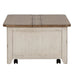 Farmhouse Reimagined Storage Trunk in Antique White - Furniture 4 Less (Jacksonville, NC)