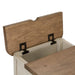 Farmhouse Reimagined Door Chair Side Table w/ Charging in Antique White - Furniture 4 Less (Jacksonville, NC)