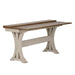 Farmhouse Reimagined Flip Lid Sofa Table in Antique White - Furniture 4 Less (Jacksonville, NC)