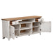 Liberty Farmhouse Reimagine Entertainment TV Stand in Antique White - Furniture 4 Less (Jacksonville, NC)